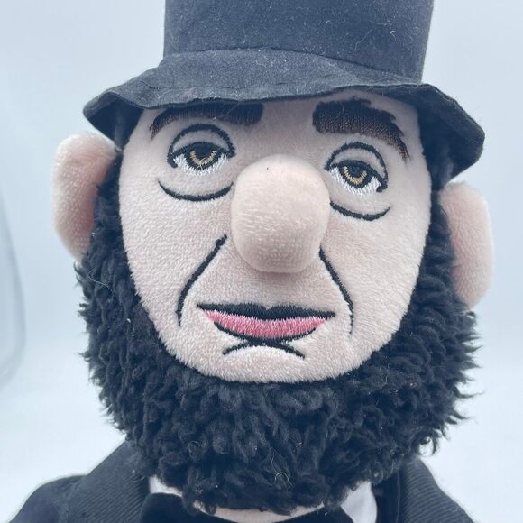 Abraham Lincoln Plush Little Thinker Doll Stuffed Umemployed Philosopher’s Guild - Picture 10 of 10